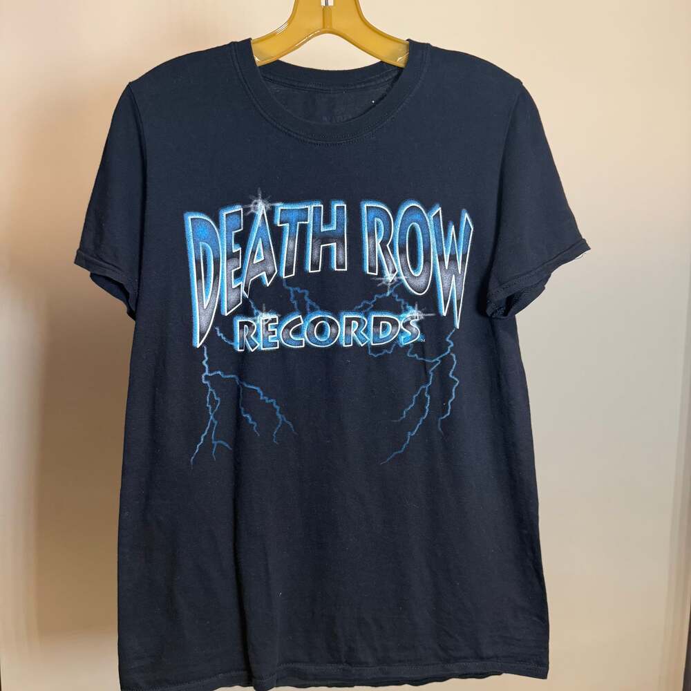 Death Row Records Lightning Electric Graphic Black T-Shirt